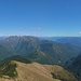 Il panorama del Monte Piota