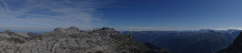 Panorama in Richtung der beiden Fulen und Glärnisch