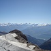 Blick zum Dent Blanche und Matterhorn