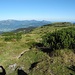 Der breite Aufstiegsrücken des Fellhorns ganz anders als die Tiroler Seite