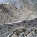 Auf- und Abstiegsroute vom Gipfelgrat
