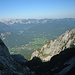 Im Alpeltal; Blick auf den Berchtesgadener Talkessel.