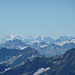 Alpenpanorama von der Dufourspitze über Strahlhorn, Rimpfischhorn bis Allalin und Co.