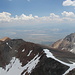 Gipfel Mount Dana - Blick in östliche Richtung zu Mono Craters (mittig) und Mono Lake (links).