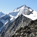 Matterhorn, Dent Blanche und davor Grand Cornier