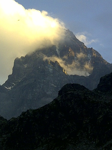 Ultimo sole sul Re di Pietra - Monviso N face