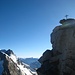 Der sicher nicht sehr oft besuchte Herbetet-Gipfel (3778 m) mit Gran Paradiso im hintergrund.