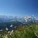 Blick vom Demeljoch ins Karwendel