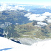 Aussicht vom Gipfel des [peak3490 Mönch].