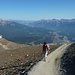im Aufstieg zum Whistlers Peak