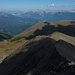 der Aufstiegsgrat mit Whistlers Peak