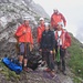 Unsere Höhlenmannschaft: Gerald, Christian, Ronny, hinten Harry, Toni