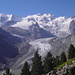 Piz Palü 3901m und Bellavista Gipfel 3890m<br />Morteratschgletscher
