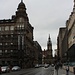 Unser erster Eindrucke der Stadt nach der Ankunft in Glasgow ist die West George Street und die Saint Georg's Tron Church.
