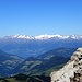 Blick nach Norden, mit Zillertaler Alpen.