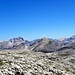 Hohe Gaisl, 3152m links, Col Becchei,2793m im Bildmitte, Monte Cristallo,3221m rechts im Bild.