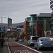 Belfast / Béal Feirste, Hauptstadt der britischen Region Nordirland.