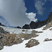 Abstieg über den Obertalgletscher