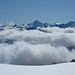 Blick zu den 4000der der Berner Alpen