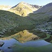 die Männliflue spiegelt sich prächtig in einem Tümpel oberhalb der Alp bei P. 2170