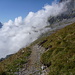 Trail below Rugghubelhütte