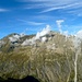 Blick vom Gipfel Richtung Osten (Fleckistock links, Salbitschijen rechts im Bild).