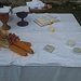 L'altare per la celebrazione della S.Messa 