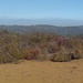 Über der Dunstglocke zeichen sich die San Gabriel Mountains (bis 3000m) ab
