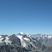 Auf dem Gipfel, Blick nach WSW, hinten Mont Blanc 4807 m