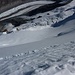 Tiefblick zum Breithorngletscher
