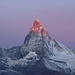 Matterhorn mit ersten Sonnenstrahlen