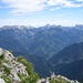 Am Grat - Blick nach Norden auf die Ammergauer Alpen