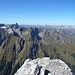 Gipfelausblick von der Freispitze - ein einmaliges Erlebnis bei diesem Wetter - hinten die Allgäuer Alpen vom Widderstein bis zur Trettach