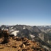 Der Blick in den Süden vom Gipfel des Bristen 3073m