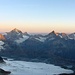 Matterhorn, Dent Blanche, Obergabelhorn, Wellenkuppe, Zinalrothorn, Weisshorn