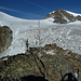 Auf dem namenlosen Gipfel P 3264.<br />Nach dem Abstieg wäre der Weiterweg zu den Pointes d´Oren wegen des steilen zerschrundeten Gletschers für mich zu schwierig gewesen.