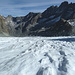 Abstieg vom Col Collon zum Haut Glacier d´Arolla.
