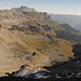 Blick auf unsere 2. Wanderetappe mit dem Glärnisch und dem Vrenelisgärtli am Horizont