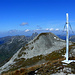 Am gipfel der Mittleren Wösterspitze - Blick zurück nach Norden