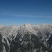 Blick nach Norden vom Hoher Gleirsch, als höchster Karwendelgipfel fällt die Birkkarspitze ganz rechts gar nicht auf