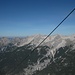 Blick vom Hoher Gleirsch Richtung Nördliche Karwendelgruppe zur Pleisenspitze