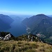 Dalla cima, vista verso Lugano