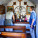 In der kleinen Kapelle auf Honegga