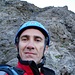 pronto per percorrere la ferrata