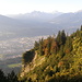 Rückblick von der Vintlalm auf Innsbruck