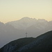 Blick vom Kreuzjöchl zu den Stubaier Alpen