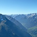 Bristen und Gotthardroute vom Gipfel aus