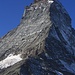 Aussicht vom Hirli (2888,7m) auf das wunderschöne Matterhorn (4477,5m) mit dem Hörnligrat wo am unteren Ende die Hörnlihütte (3260m) zu sehen ist.