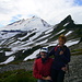 Meine Eltern von der Baker Suedseite. Schneesituation auf 1500m mitte September 2011. Skitouren wurden noch Problemlos ausgefuehrt!! 