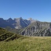links Karwendelhauptkamm,im Vordergrund der Mahnkopf